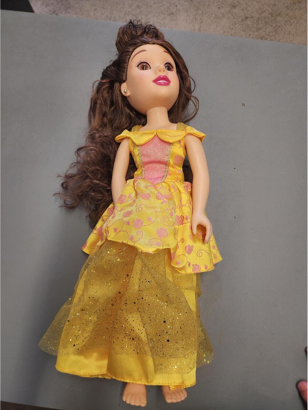 Belle Princess Doll with Long Brown Hair 18" doll